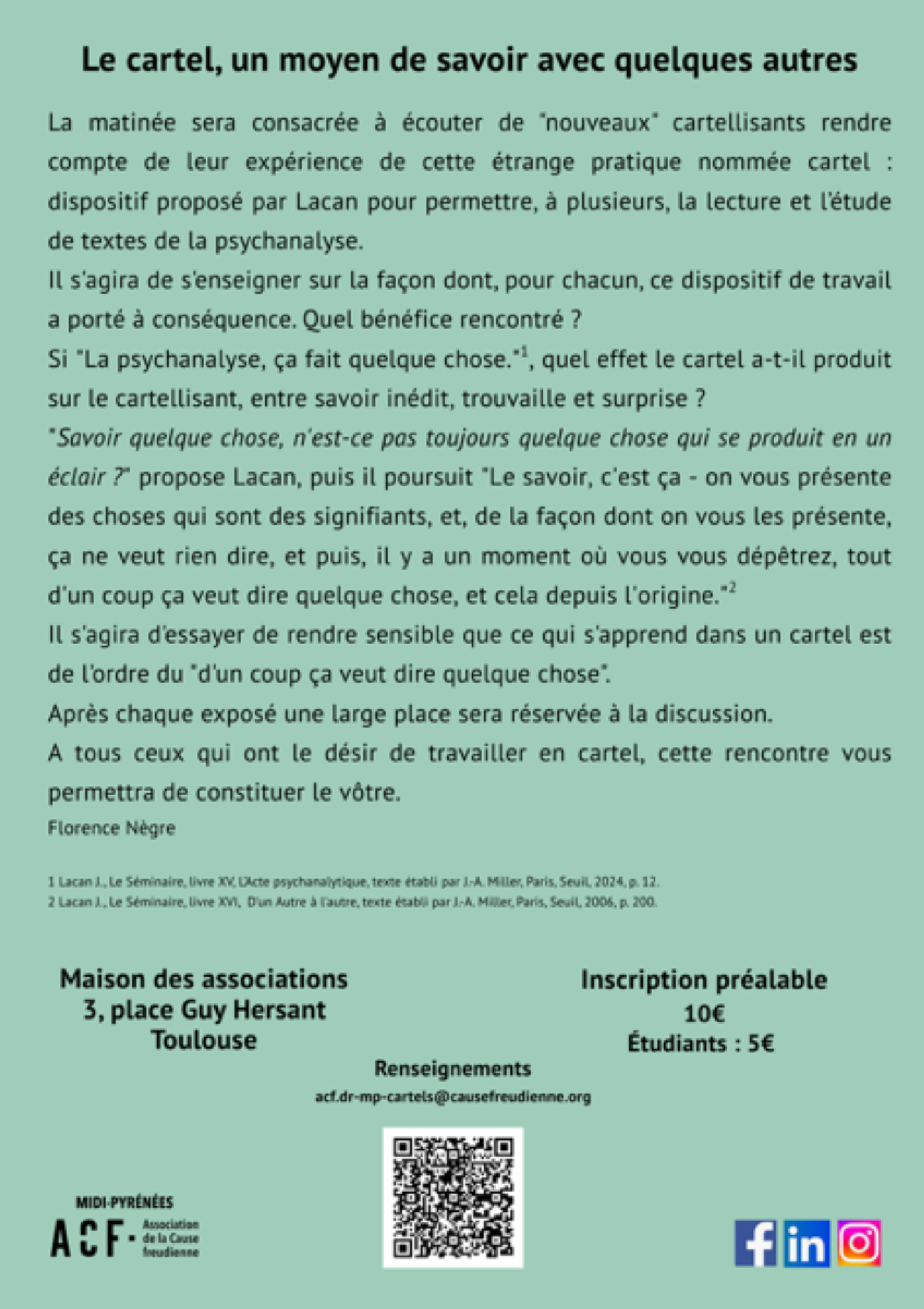 Matinée intercartel